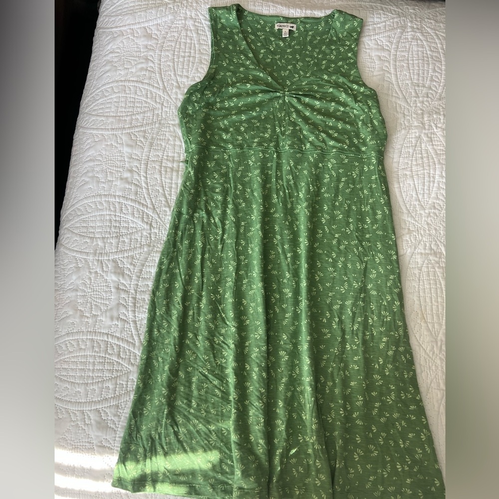 Toad&Co Green Rosemarie Dress